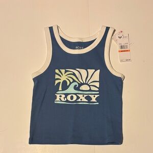 Roxy Kids Tank Top with Blue and White Accents